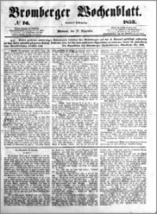 Bromberger Wochenblatt 1853.09.21 nr 76