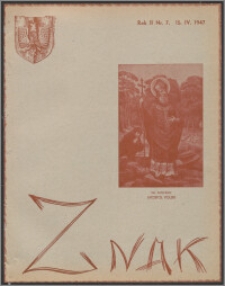 Znak : dwutygodnik katolicko-społeczny 1947, R. 2 nr 7 (13)