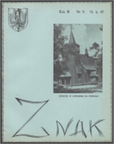 Znak : dwutygodnik katolicko-społeczny 1947, R. 2 nr 11 (17)