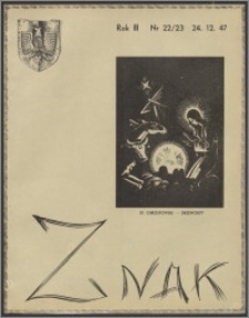 Znak : dwutygodnik katolicko-społeczny 1947, R. 2 nr 22-23