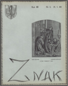 Znak : dwutygodnik katolicko-społeczny 1948, R. 3 nr 2