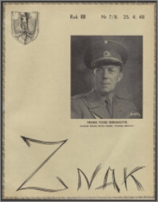 Znak : dwutygodnik katolicko-społeczny 1948, R. 3 nr 7-8