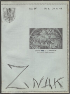Znak : czasopismo katolicko-społeczne 1949, R. 4 nr 6