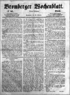 Bromberger Wochenblatt 1853.10.29 nr 87