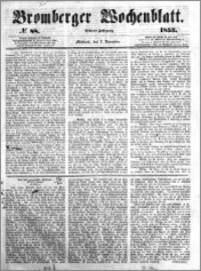Bromberger Wochenblatt 1853.11.02 nr 88