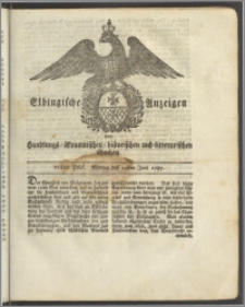 Elbingische Anzeigen von Handlungs- ökonomischen- historischen und litterarischen Sachen. VIIItes Stück. Montag den 25sten Juni 1787