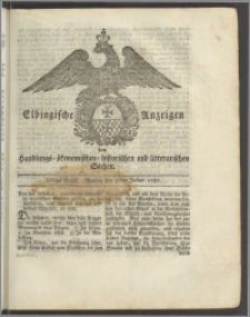 Elbingische Anzeigen von Handlungs- ökonomischen- historischen und litterarischen Sachen. XIVtes Stück. Montag den 16ten Julius 1787