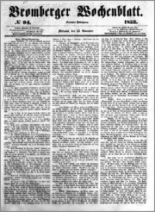 Bromberger Wochenblatt 1853.11.23 nr 94