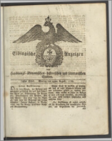 Elbingische Anzeigen von Handlungs- ökonomischen- historischen und litterarischen Sachen. 68stes Stück. Montag den 25ten August, 1788