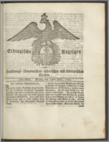 Elbingische Anzeigen von Handlungs- ökonomischen- historischen und litterarischen Sachen. 47tes Stück. Montag den 15ten Junii, 1789