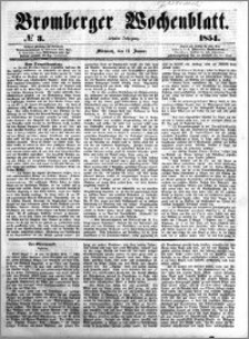 Bromberger Wochenblatt 1854.01.11 nr 3
