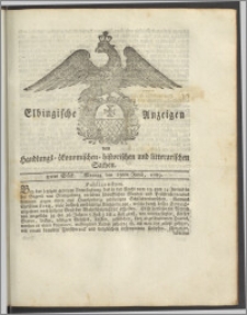 Elbingische Anzeigen von Handlungs- ökonomischen- historischen und litterarischen Sachen. 51tes Stück. Montag den 29ten Junii, 1789