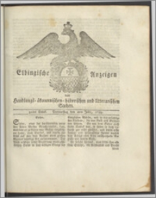Elbingische Anzeigen von Handlungs- ökonomischen- historischen und litterarischen Sachen. 52tes Stück. Donnerstag den 2ten Julii, 1789