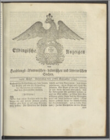 Elbingische Anzeigen von Handlungs- ökonomischen- historischen und litterarischen Sachen. 74tes Stück. Donnerstag den 17ten September 1789