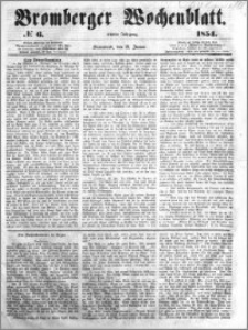 Bromberger Wochenblatt 1854.01.21 nr 6