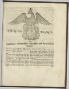 Elbingische Anzeigen von Handlungs- ökonomischen- historischen und litterarischen Sachen. 85tes Stück. Montag den 26ten October 1789