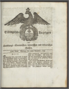 Elbingische Anzeigen von Handlungs- ökonomischen- historischen und litterarischen Sachen. 99tes Stück. Montag, den 14ten December 1789