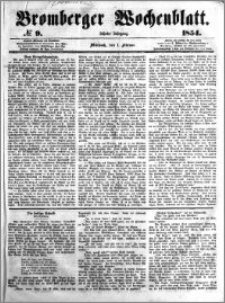 Bromberger Wochenblatt 1854.02.01 nr 9