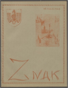 Znak : dwutygodnik katolicko-społeczny 1946, R. 1 nr 3