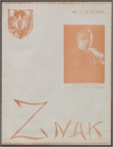 Znak : dwutygodnik katolicko-społeczny 1946, R. 1 nr 5