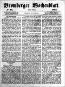 Bromberger Wochenblatt 1854.02.04 nr 10