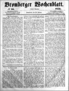 Bromberger Wochenblatt 1854.02.25 nr 16