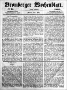 Bromberger Wochenblatt 1854.03.01 nr 17