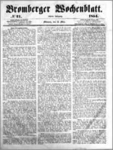 Bromberger Wochenblatt 1854.03.15 nr 21