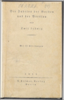 Die Fahrten der Goeben und der Breslau