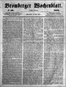 Bromberger Wochenblatt 1856.04.26 nr 50