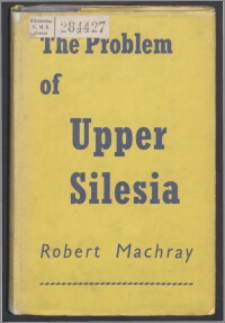 The problem of Upper Silesia
