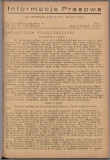Informacja Prasowa 1946.04.01, nr 4