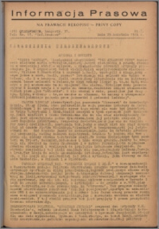 Informacja Prasowa 1946.04.25, nr 7