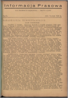 Informacja Prasowa 1946.05.16, nr 10