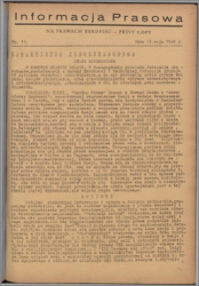Informacja Prasowa 1946.05.23, nr 11