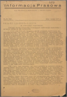 Informacja Prasowa 1947.05.01, nr 18 (59)