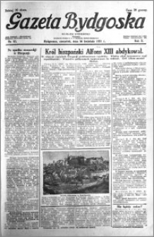 Gazeta Bydgoska 1931.04.16 R.10 nr 87