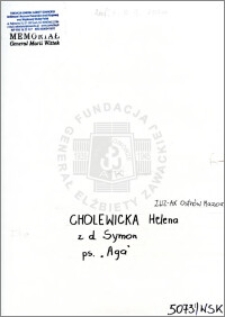 Cholewicka Helena