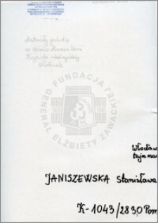 Janiszewska Stanisława