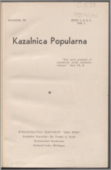 Kazalnica Popularna R. 3 z. 1-4 (1941)