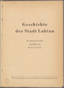 Geschichte der Stadt Labiau