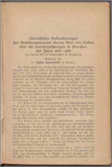 Mitteilungen der Litterarischen Gesellschaft Masovia 1928 Jg. 32/33 H. 32/33