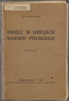 Święci w dziejach narodu polskiego. T. 7-8 (1939)