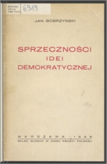 Sprzeczności idei demokratycznej