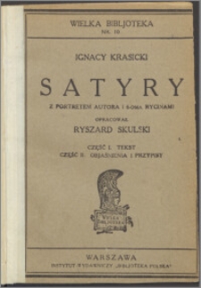 Satyry Cz. 1, Tekst