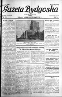 Gazeta Bydgoska 1931.08.06 R.10 nr 179