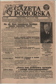 Gazeta Pomorska, 1938.06.27, R.1, nr 8