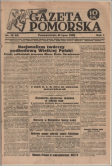 Gazeta Pomorska, 1938.07.11, R.1, nr 19
