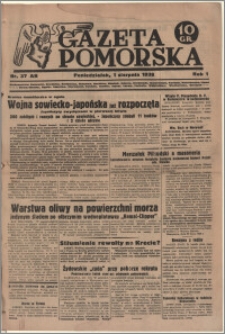 Gazeta Pomorska, 1938.08.01, R.1, nr 37