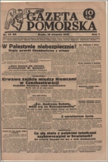 Gazeta Pomorska, 1938.08.10, R.1, nr 45